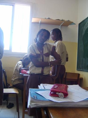 At school..........